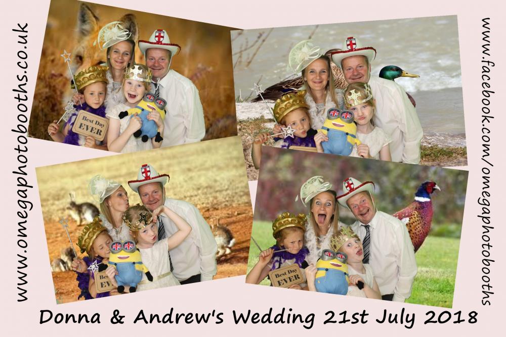 Donna & Andrew's Wedding | View more photos from the event at gallery.omegaphotobooths.co.uk/u/Omega-Photobooths/Donna-Andrews-Wedding